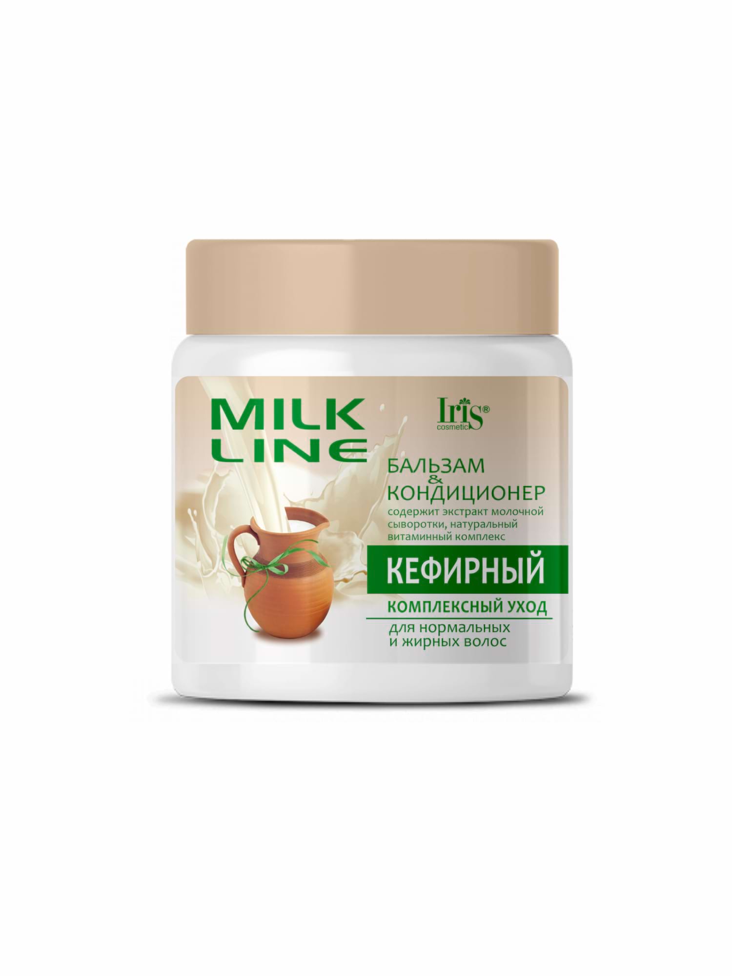 Бальзам-кондиционер «Кефирный» очищающий для нормальных и жирных волос